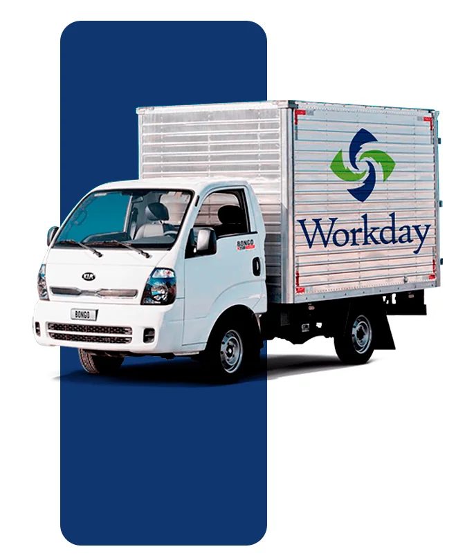 Caminhão da Workday Resíduos