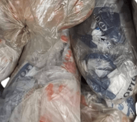 Compra de plástico transparente